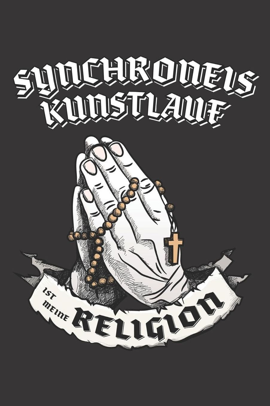 Synchroneiskunstlauf Ist Meine Religion: DIN A5 6x9 I 120 Seiten I Kariert I Notizbuch I Notizheft I Notizblock I Geschenk I Geschenkidee