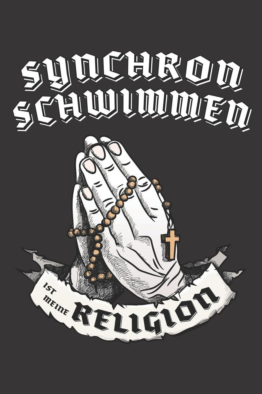 Synchronschwimmen Ist Meine Religion: DIN A5 6x9 I 120 Seiten I Kariert I Notizbuch I Notizheft I Notizblock I Geschenk I Geschenkidee