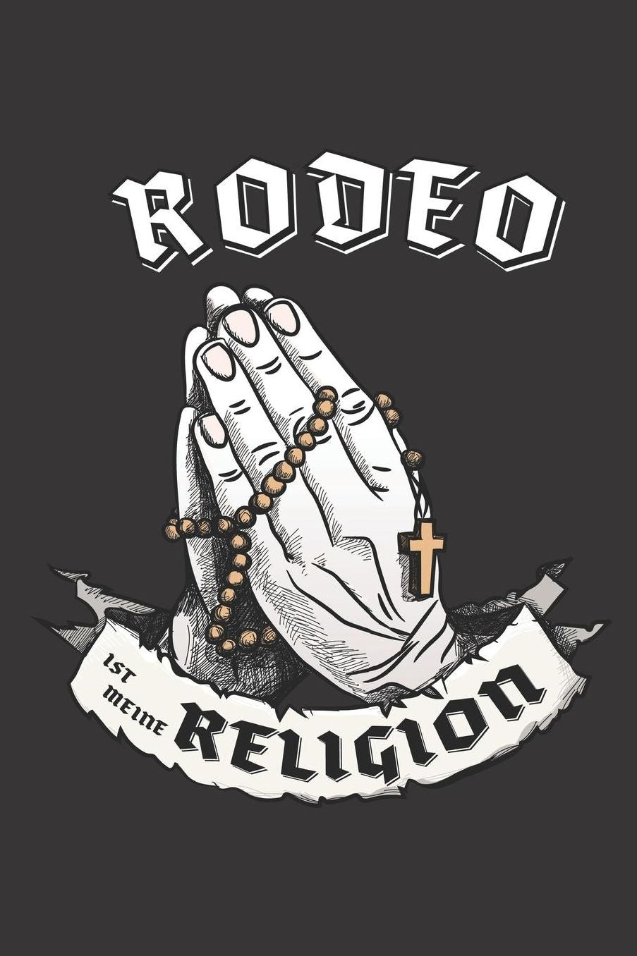 Rodeo Ist Meine Religion: DIN A5 6x9 I 120 Seiten I Kariert I Notizbuch I Notizheft I Notizblock I Geschenk I Geschenkidee
