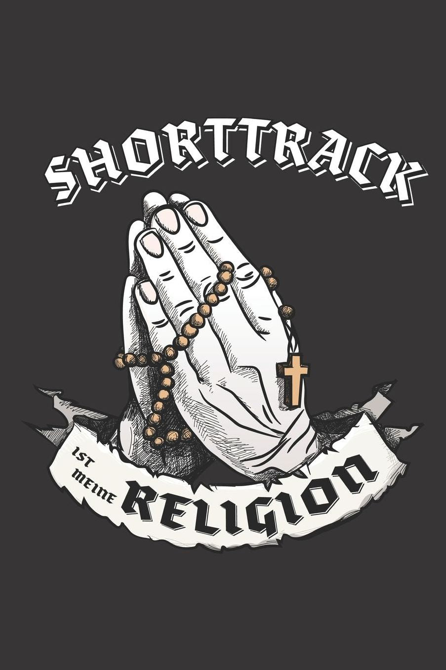 Shorttrack Ist Meine Religion: DIN A5 6x9 I 120 Seiten I Kariert I Notizbuch I Notizheft I Notizblock I Geschenk I Geschenkidee