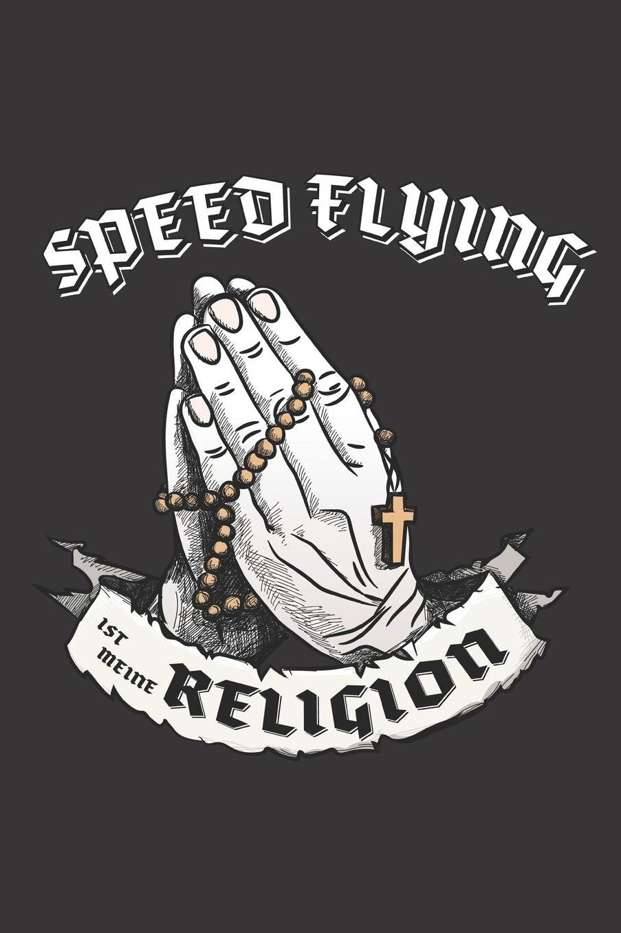 Speed Flying Ist Meine Religion: DIN A5 6x9 I 120 Seiten I Kariert I Notizbuch I Notizheft I Notizblock I Geschenk I Geschenkidee