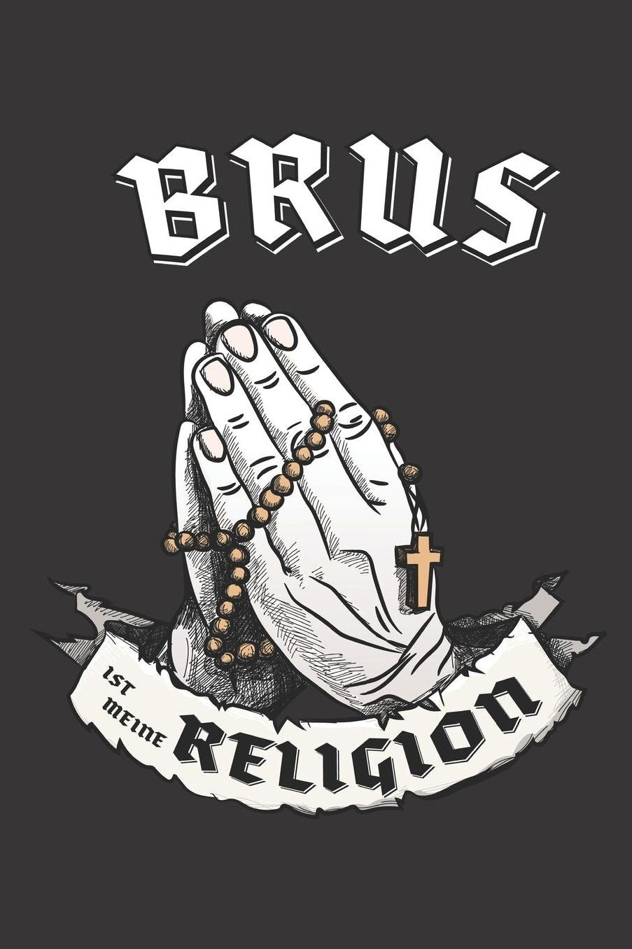 Brus Ist Meine Religion: DIN A5 6x9 I 120 Seiten I Kariert I Notizbuch I Notizheft I Notizblock I Geschenk I Geschenkidee