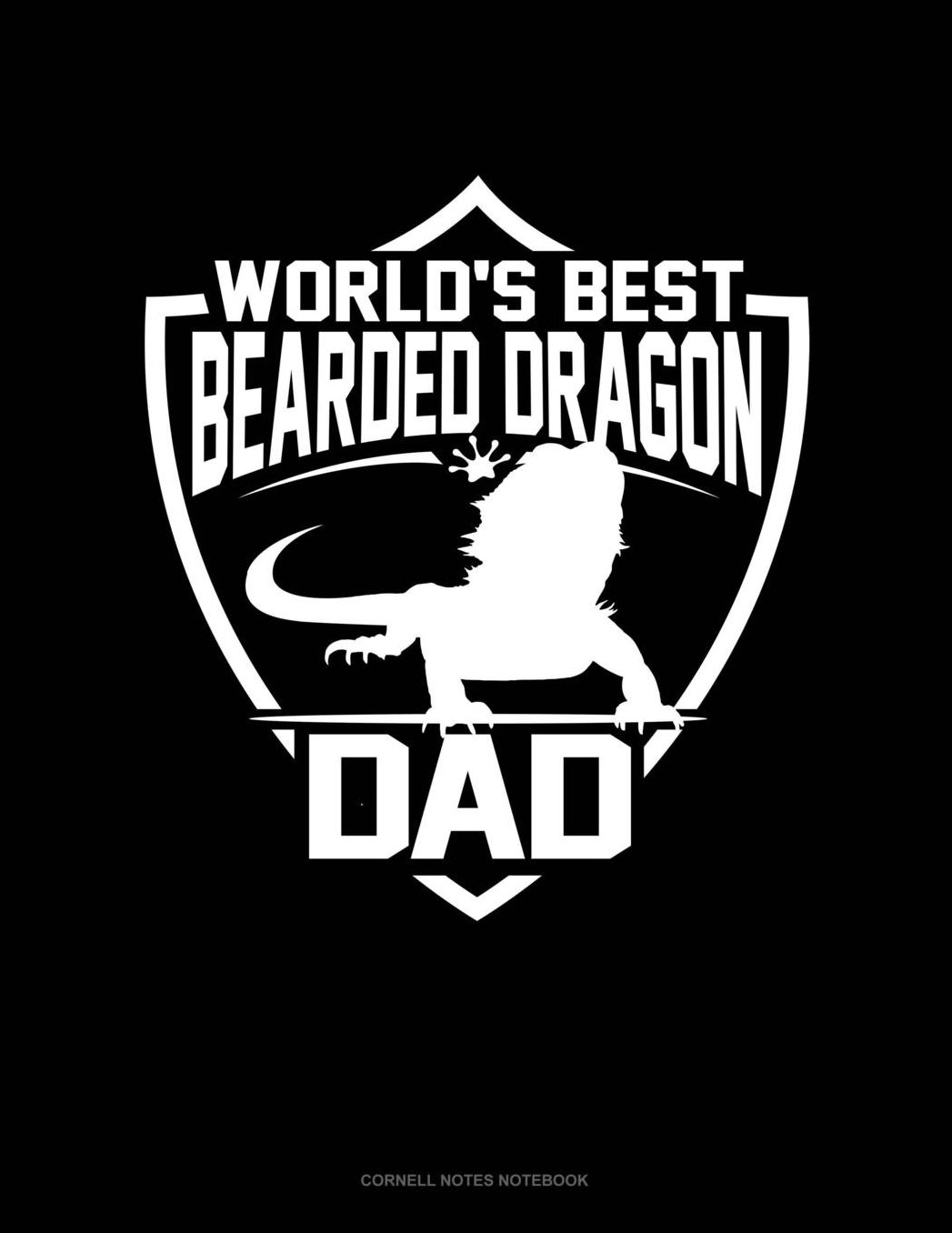 World's Best Bearded Dragon Dad: Cornell Notes Notebook