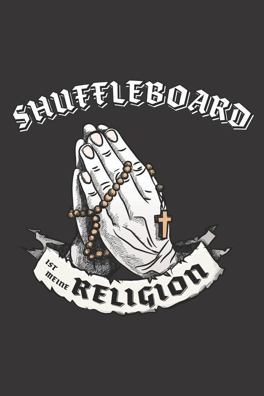 Shuffleboard Ist Meine Religion: DIN A5 6x9 I 120 Seiten I Kariert I Notizbuch I Notizheft I Notizblock I Geschenk I Geschenkidee