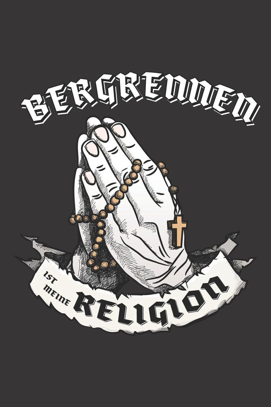Bergrennen Ist Meine Religion: DIN A5 6x9 I 120 Seiten I Kariert I Notizbuch I Notizheft I Notizblock I Geschenk I Geschenkidee