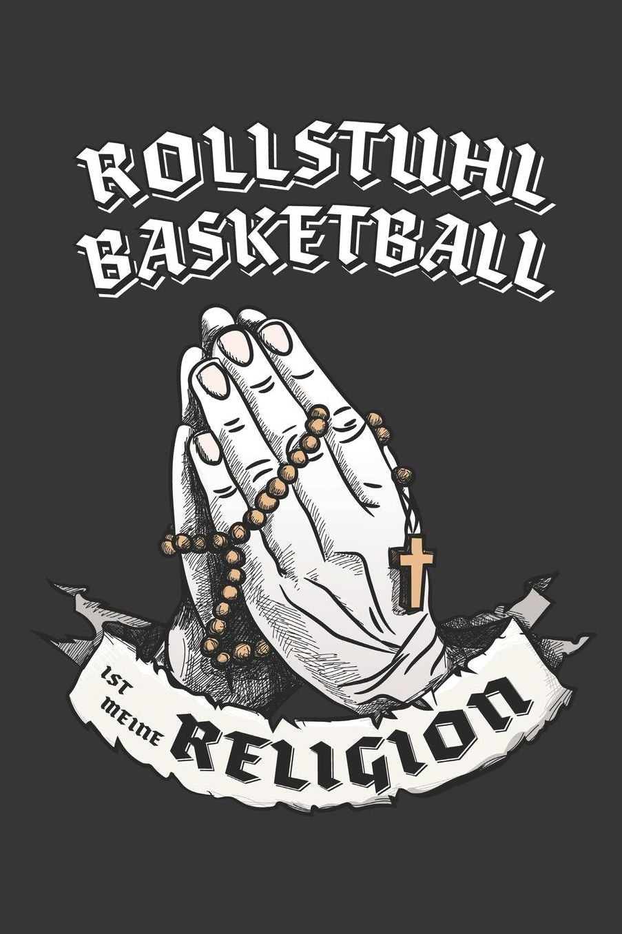 Rollstuhl Basketball Ist Meine Religion: DIN A5 6x9 I 120 Seiten I Kariert I Notizbuch I Notizheft I Notizblock I Geschenk I Geschenkidee