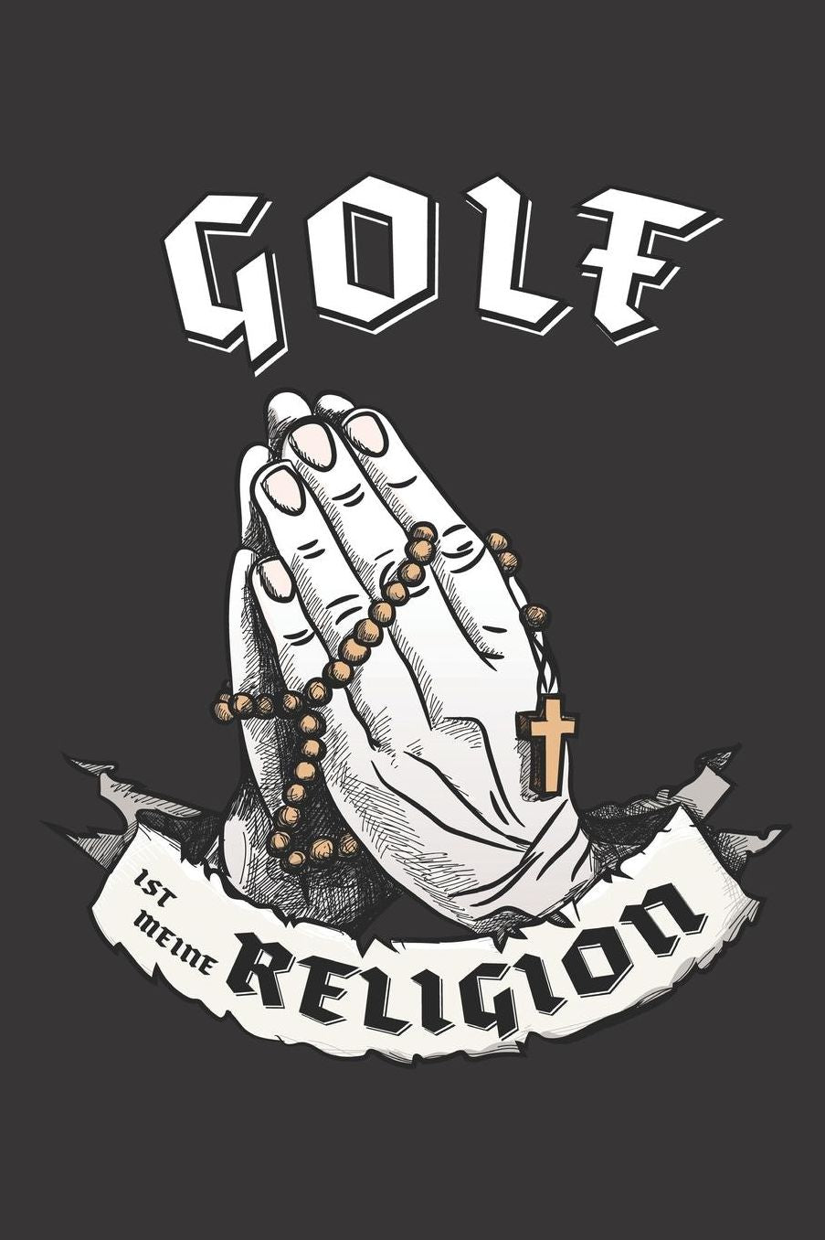 Golf Ist Meine Religion: DIN A5 6x9 I 120 Seiten I Kariert I Notizbuch I Notizheft I Notizblock I Geschenk I Geschenkidee