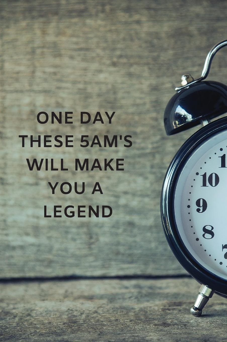 One Day These 5AM's Will Make You A Legend: Small Lined Ruled A5 Composition Student Notebook (6x9) Funny College, University, Back to School, Birthday, Christmas Present Gift, Silly Office Writing Stationary, Joke Journal to Write In - Family, Friend
