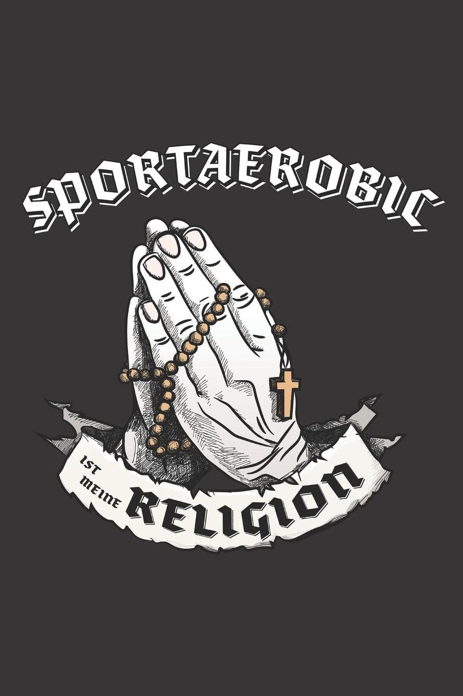 Sportaerobic Ist Meine Religion: DIN A5 6x9 I 120 Seiten I Kariert I Notizbuch I Notizheft I Notizblock I Geschenk I Geschenkidee