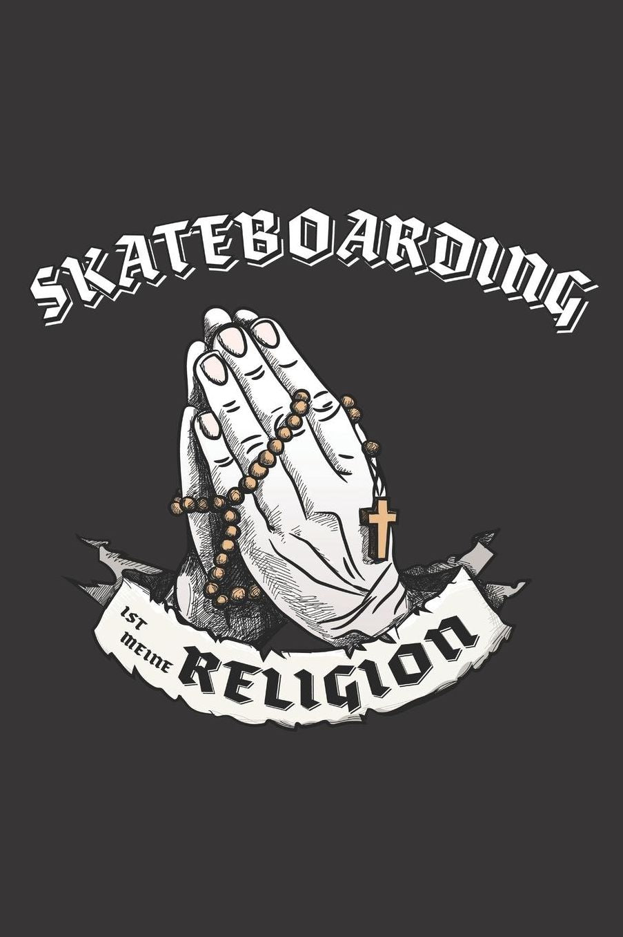 Skateboarding Ist Meine Religion: DIN A5 6x9 I 120 Seiten I Kariert I Notizbuch I Notizheft I Notizblock I Geschenk I Geschenkidee