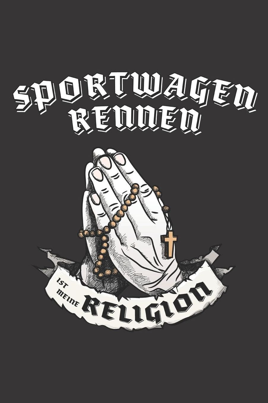 Sportwagenrennen Ist Meine Religion: DIN A5 6x9 I 120 Seiten I Kariert I Notizbuch I Notizheft I Notizblock I Geschenk I Geschenkidee