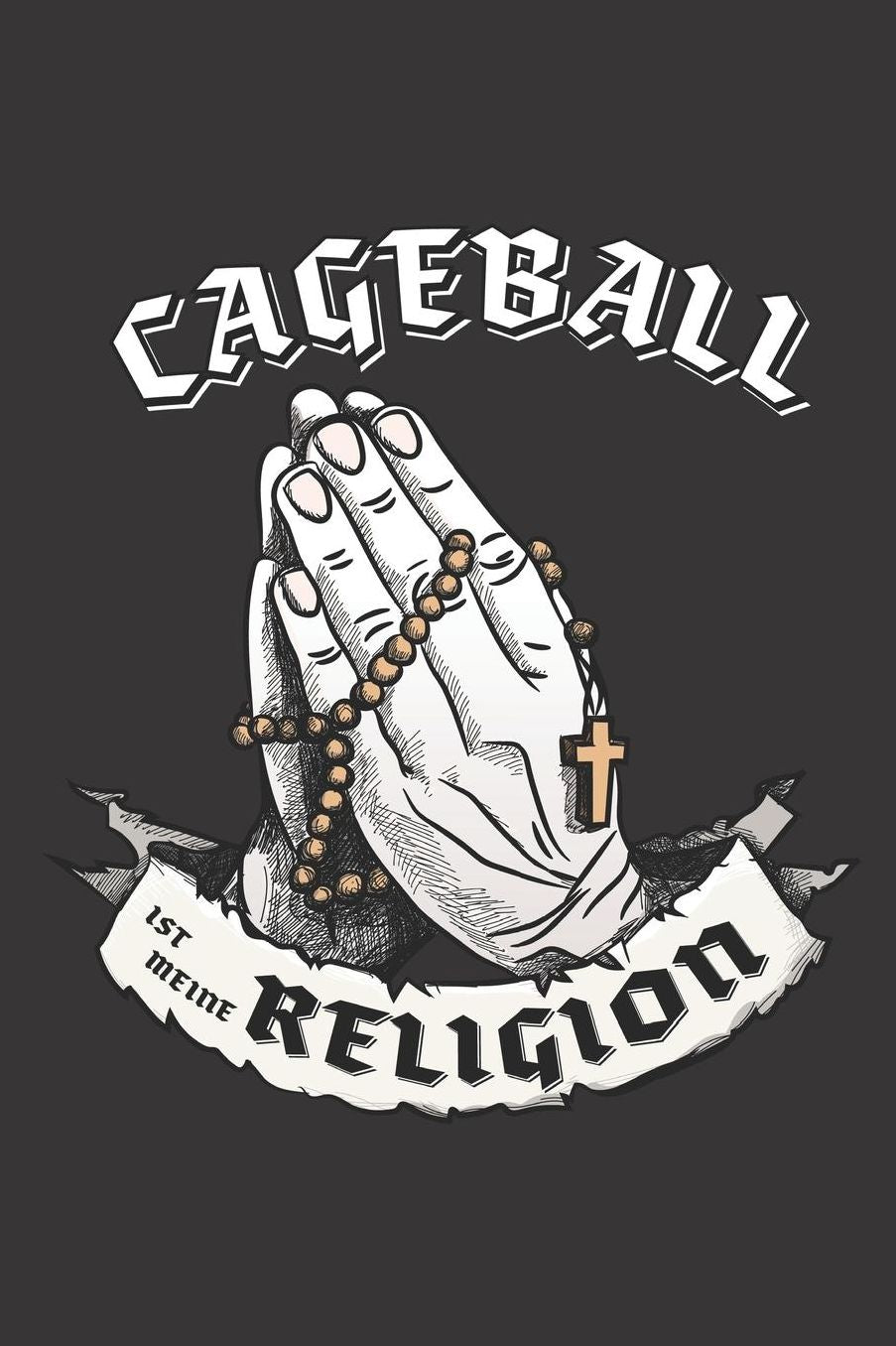 Cageball Ist Meine Religion: DIN A5 6x9 I 120 Seiten I Kariert I Notizbuch I Notizheft I Notizblock I Geschenk I Geschenkidee