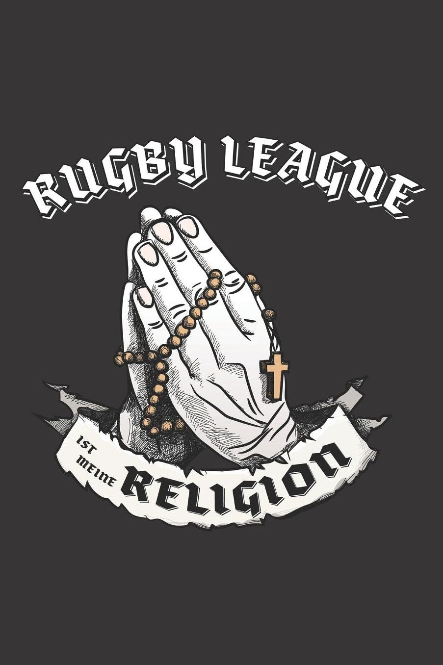 Rugby League Ist Meine Religion: DIN A5 6x9 I 120 Seiten I Kariert I Notizbuch I Notizheft I Notizblock I Geschenk I Geschenkidee