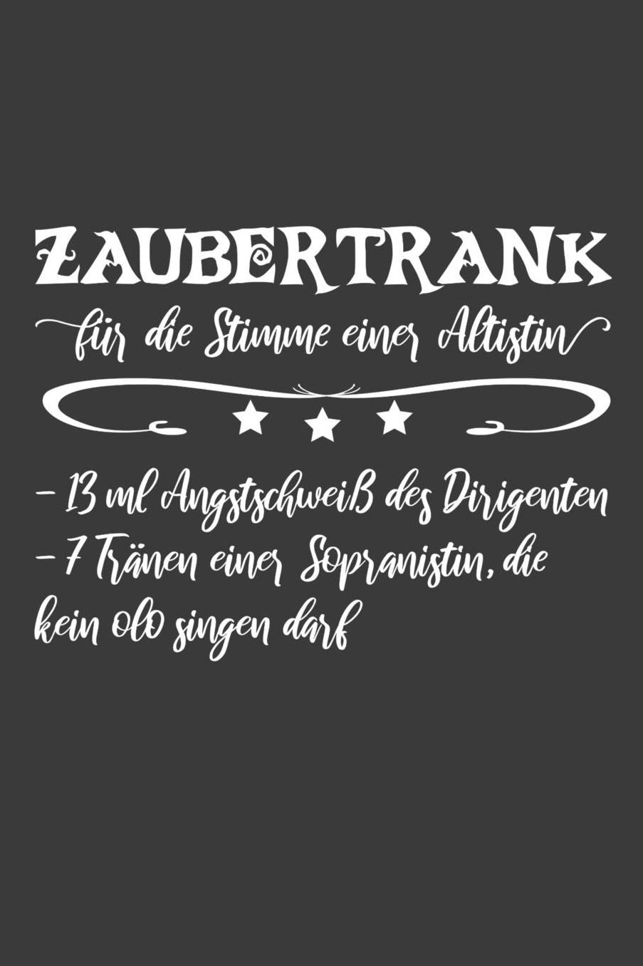 Zaubertrank: Liniertes DinA 5 Notizbuch fï¿½r Chor Musiker Dirigenten und die es lieben in Chï¿½ren zu sein Notizheft