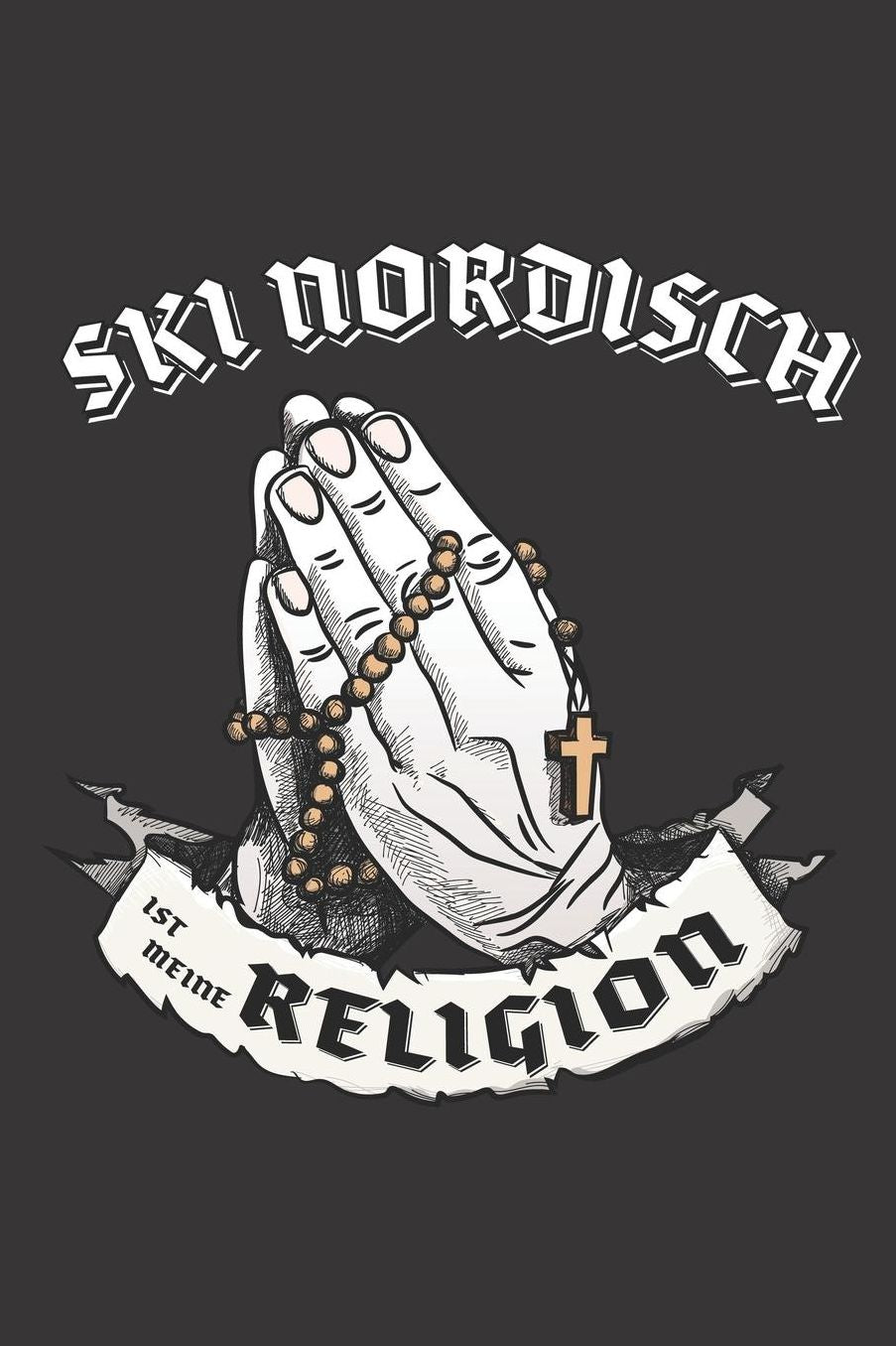 Ski Nordisch Ist Meine Religion: DIN A5 6x9 I 120 Seiten I Kariert I Notizbuch I Notizheft I Notizblock I Geschenk I Geschenkidee