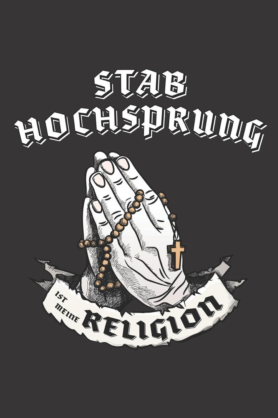 Stabhochspringen Ist Meine Religion: DIN A5 6x9 I 120 Seiten I Kariert I Notizbuch I Notizheft I Notizblock I Geschenk I Geschenkidee