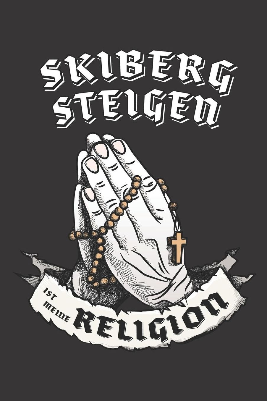 Skibergsteigen Ist Meine Religion: DIN A5 6x9 I 120 Seiten I Kariert I Notizbuch I Notizheft I Notizblock I Geschenk I Geschenkidee