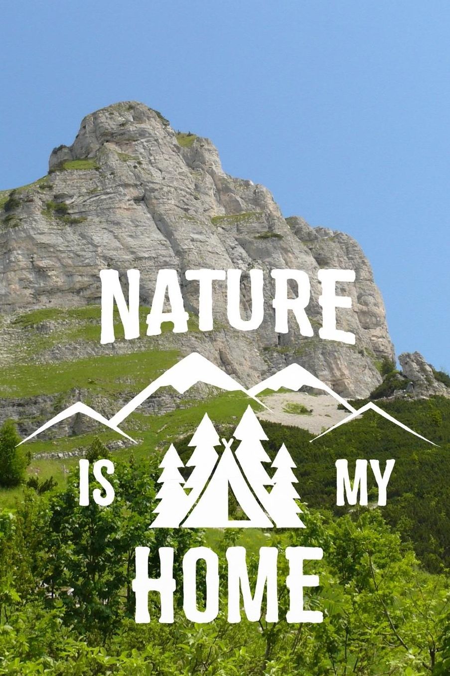 Nature is my Home: Hiking Journal, Hiking Log Book, Trail Log Book, Hiker's Journal, Hike Tracker, Hiking Log Template, Hiking Accessory, Hike Journal Worksheet, Hiking Log, Hiking Diary, Trail Journal