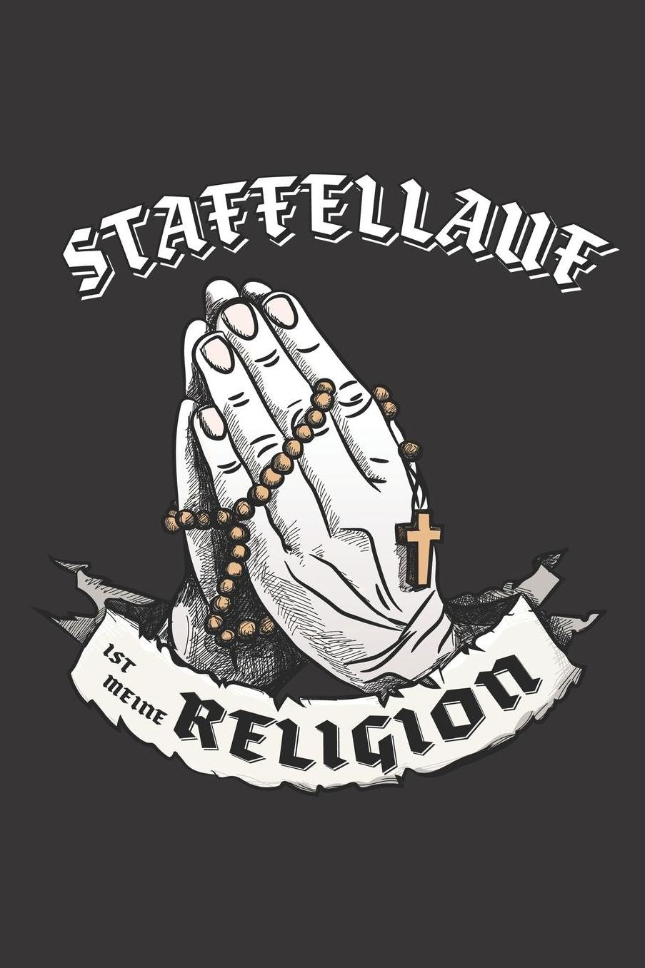 Staffellauf Ist Meine Religion: DIN A5 6x9 I 120 Seiten I Kariert I Notizbuch I Notizheft I Notizblock I Geschenk I Geschenkidee