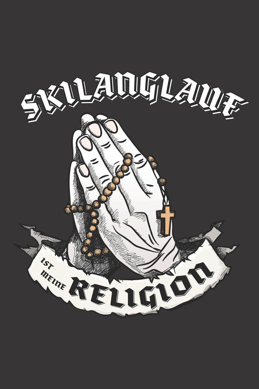 Skilanglauf Ist Meine Religion: DIN A5 6x9 I 120 Seiten I Kariert I Notizbuch I Notizheft I Notizblock I Geschenk I Geschenkidee