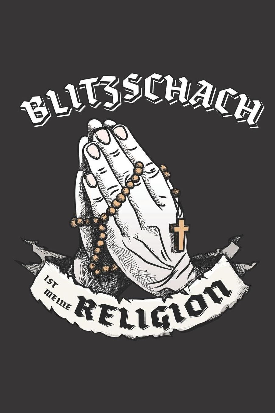 Blitzschach Ist Meine Religion: DIN A5 6x9 I 120 Seiten I Kariert I Notizbuch I Notizheft I Notizblock I Geschenk I Geschenkidee