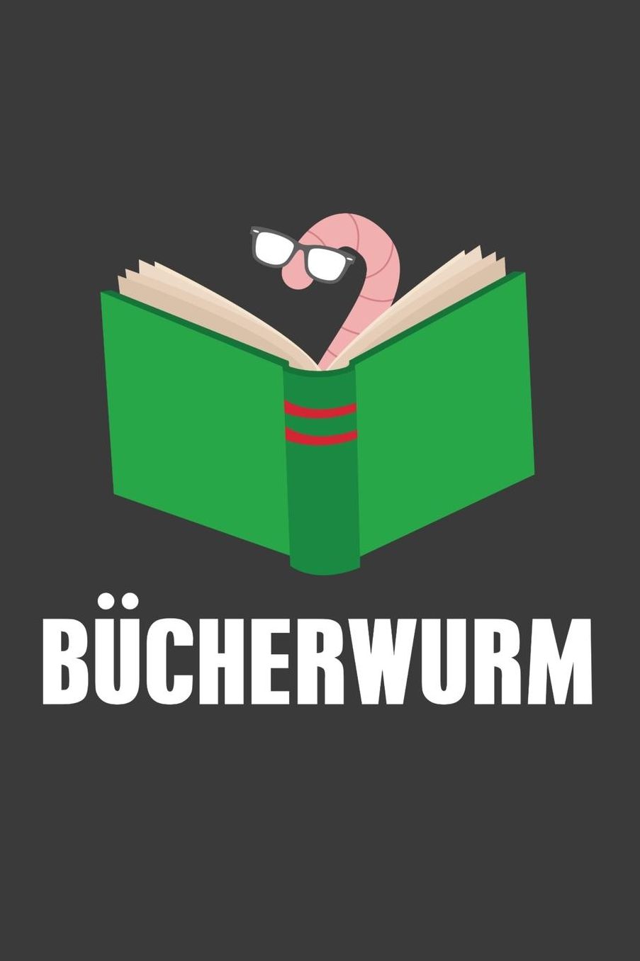 Bï¿½cherwurm: Liniertes DinA 5 Notizbuch fï¿½r Buch Bï¿½cher-Fans Bï¿½cherwï¿½rmer und lesen als Hobby haben Notizheft