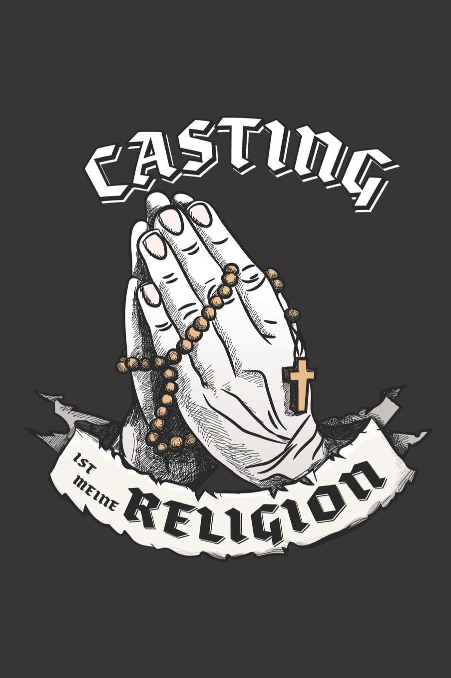 Casting Ist Meine Religion: DIN A5 6x9 I 120 Seiten I Kariert I Notizbuch I Notizheft I Notizblock I Geschenk I Geschenkidee