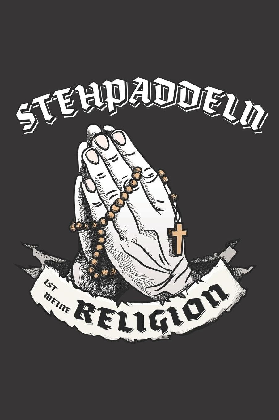 Stehpaddeln Ist Meine Religion: DIN A5 6x9 I 120 Seiten I Kariert I Notizbuch I Notizheft I Notizblock I Geschenk I Geschenkidee