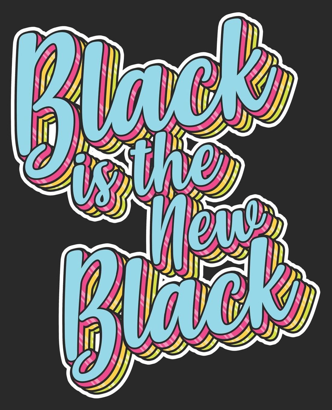 Black Is The New Black: African American Queen Men Women Composition Notebook 100 College Ruled Pages Journal Diary