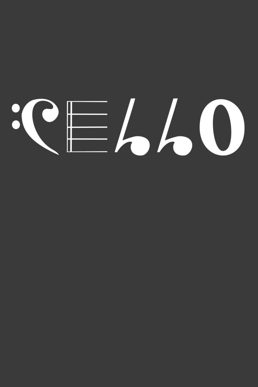 Cello: Musiknoten Liniertes DinA 5 Notizbuch fï¿½r Cellospieler, Cellisten, Musiker und Musik als Hobby haben Notizheft