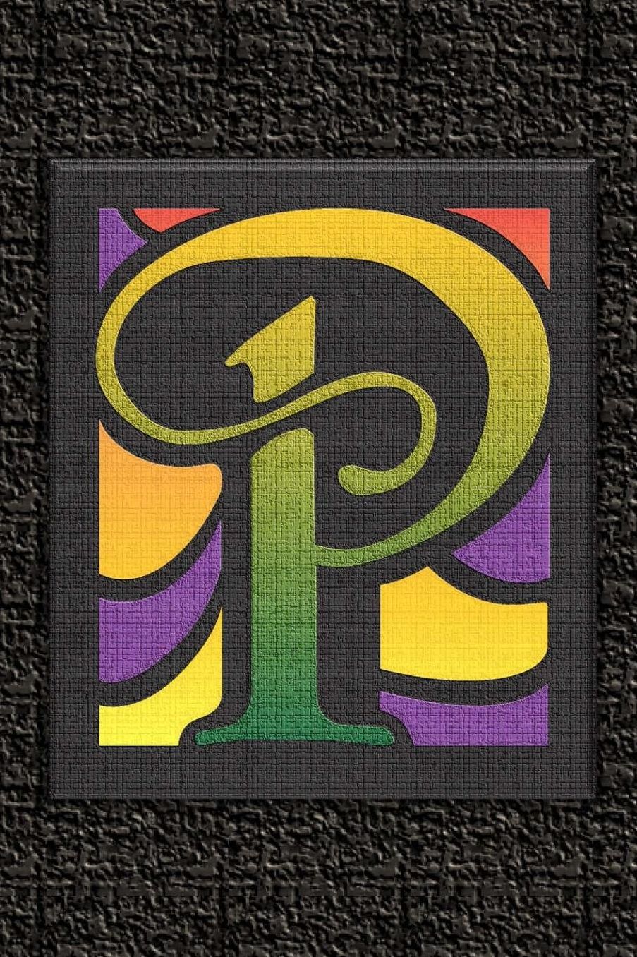 P: Monogram Letter Initial Internet Password Logbook: Keep track of usernames, passwords, web addresses in one easy and organized location