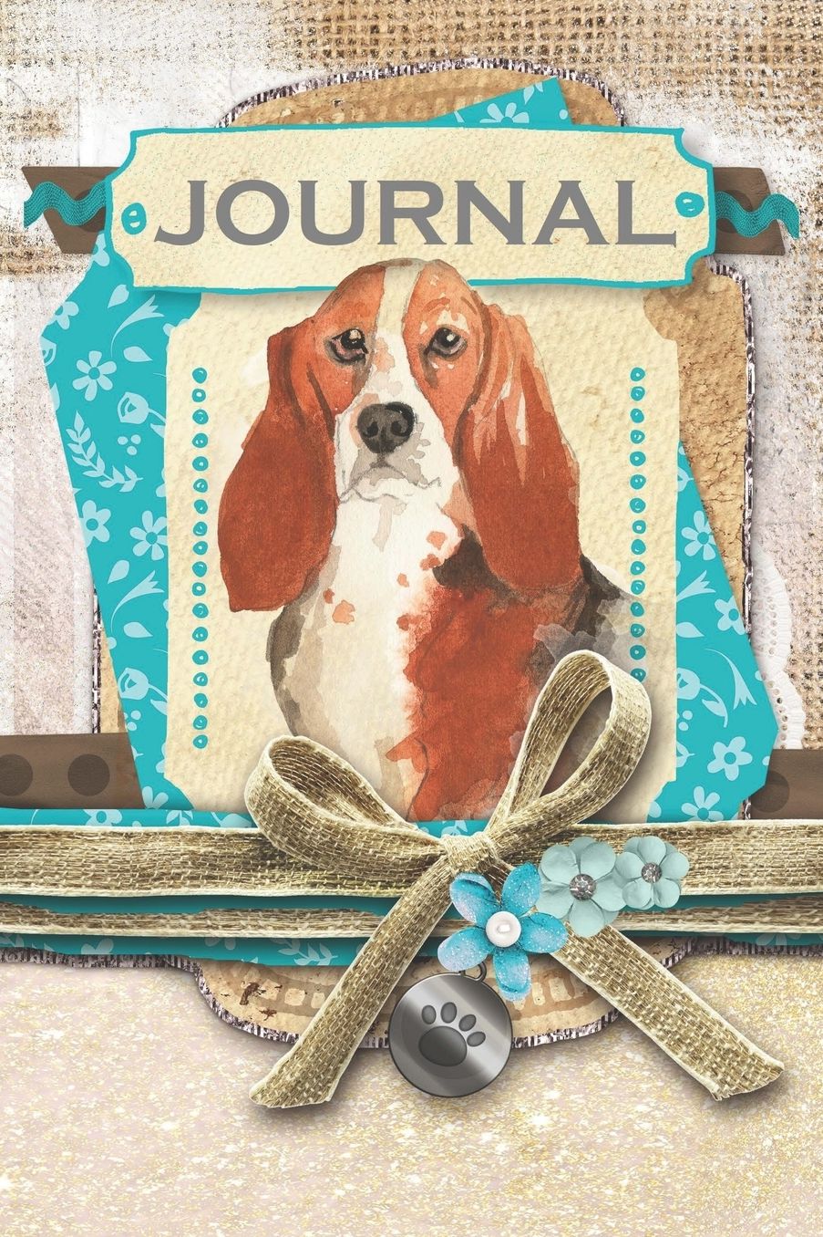 Journal: Basset Hound journal featuring 120pages