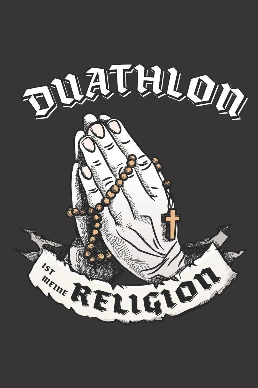 Duathlon Ist Meine Religion: DIN A5 6x9 I 120 Seiten I Kariert I Notizbuch I Notizheft I Notizblock I Geschenk I Geschenkidee