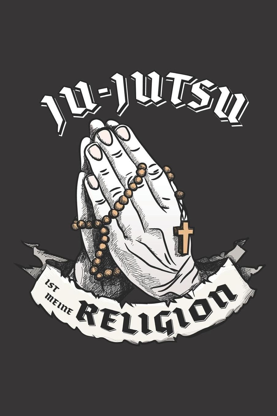 Ju-Jutsu Ist Meine Religion: DIN A5 6x9 I 120 Seiten I Kariert I Notizbuch I Notizheft I Notizblock I Geschenk I Geschenkidee