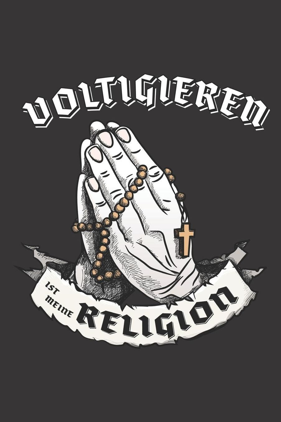 Voltigieren Ist Meine Religion: DIN A5 6x9 I 120 Seiten I Kariert I Notizbuch I Notizheft I Notizblock I Geschenk I Geschenkidee