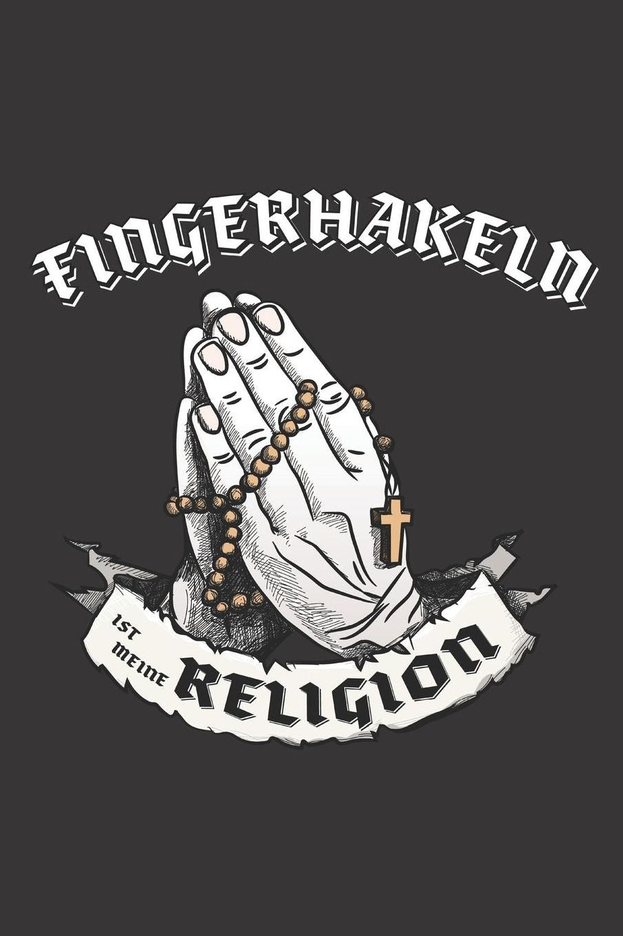 Fingerhakeln Ist Meine Religion: DIN A5 6x9 I 120 Seiten I Kariert I Notizbuch I Notizheft I Notizblock I Geschenk I Geschenkidee