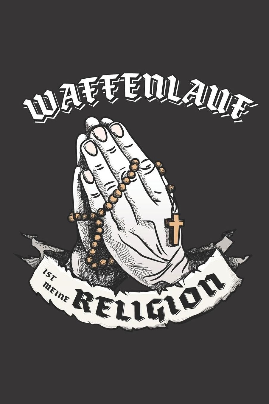 Waffenlauf Ist Meine Religion: DIN A5 6x9 I 120 Seiten I Kariert I Notizbuch I Notizheft I Notizblock I Geschenk I Geschenkidee