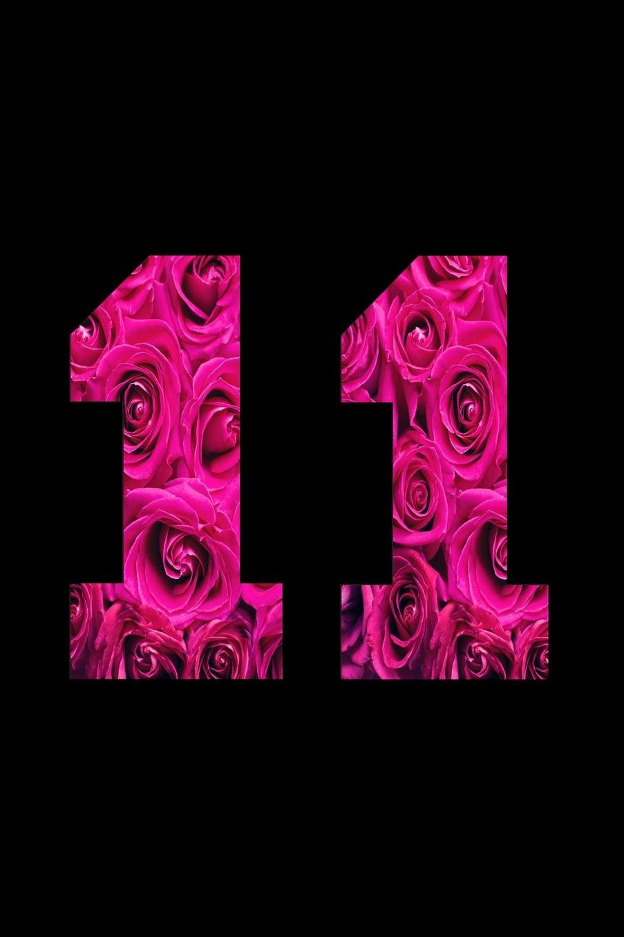11: Blank Lined Journal, Pink Flower, Happy Birthday Sketchbook, Notebook, Diary Perfect Gift For 11 Year Old Boys And Girls
