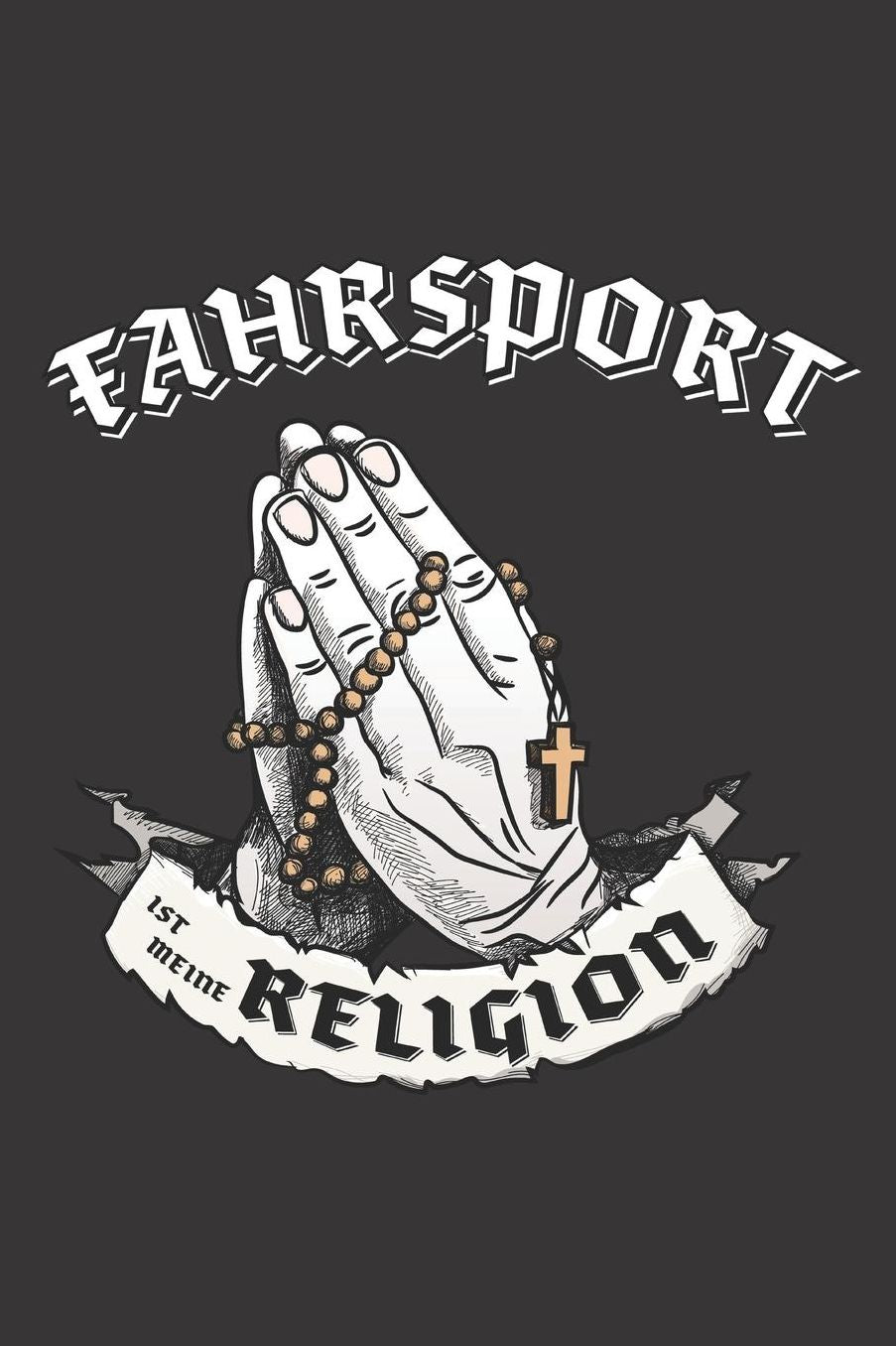 Fahrsport Ist Meine Religion: DIN A5 6x9 I 120 Seiten I Kariert I Notizbuch I Notizheft I Notizblock I Geschenk I Geschenkidee