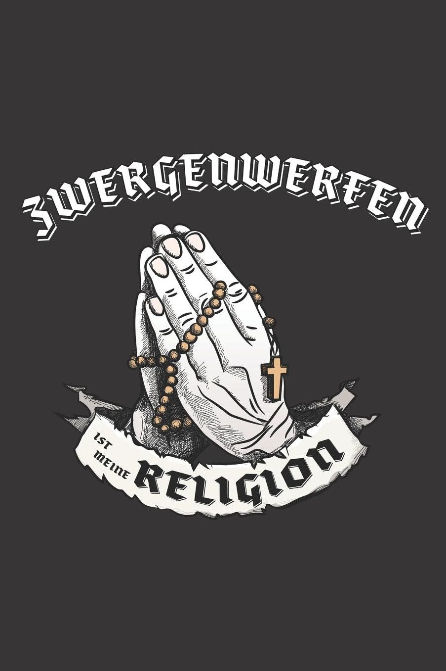 Zwergenwerfen Ist Meine Religion: DIN A5 6x9 I 120 Seiten I Kariert I Notizbuch I Notizheft I Notizblock I Geschenk I Geschenkidee