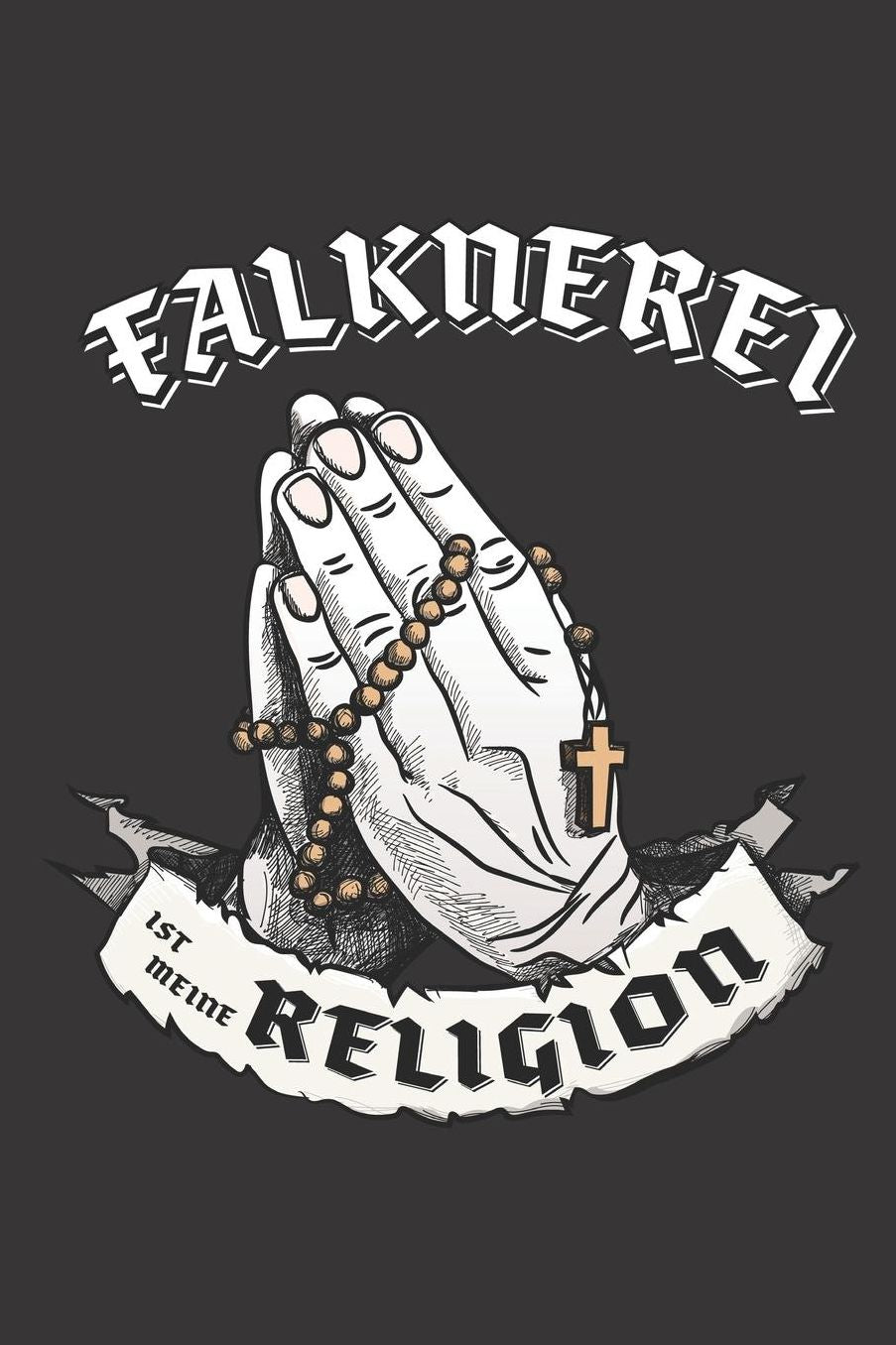 Falknerei Ist Meine Religion: DIN A5 6x9 I 120 Seiten I Kariert I Notizbuch I Notizheft I Notizblock I Geschenk I Geschenkidee