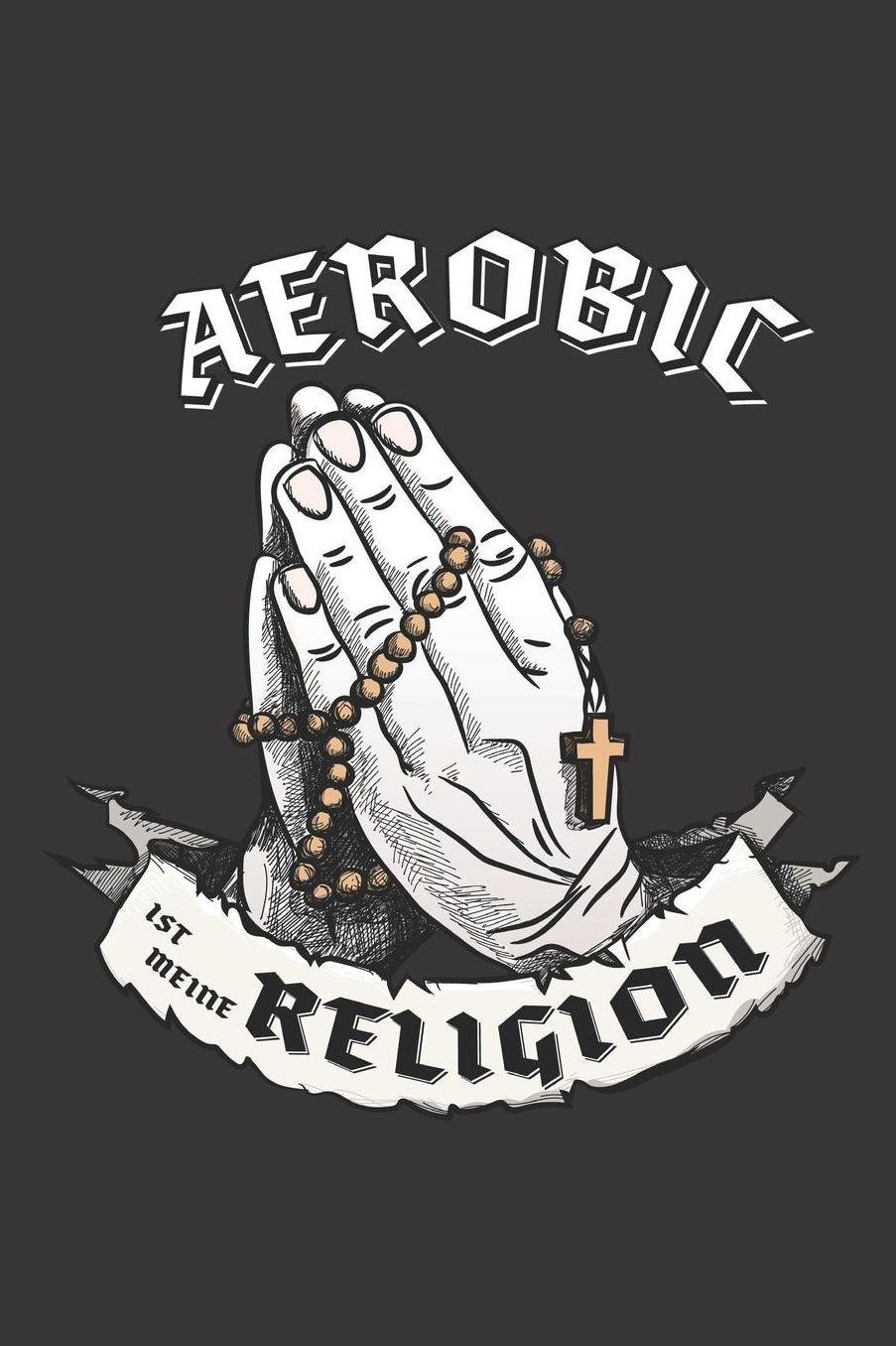 Aerobic Ist Meine Religion: DIN A5 6x9 I 120 Seiten I Kariert I Notizbuch I Notizheft I Notizblock I Geschenk I Geschenkidee