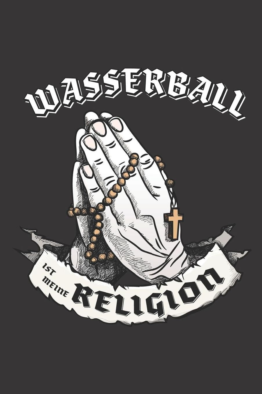 Wasserball Ist Meine Religion: DIN A5 6x9 I 120 Seiten I Kariert I Notizbuch I Notizheft I Notizblock I Geschenk I Geschenkidee