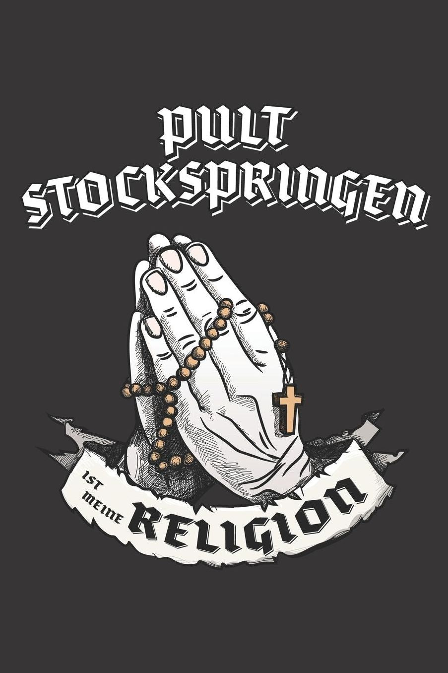 Pultstockspringen Ist Meine Religion: DIN A5 6x9 I 120 Seiten I Kariert I Notizbuch I Notizheft I Notizblock I Geschenk I Geschenkidee
