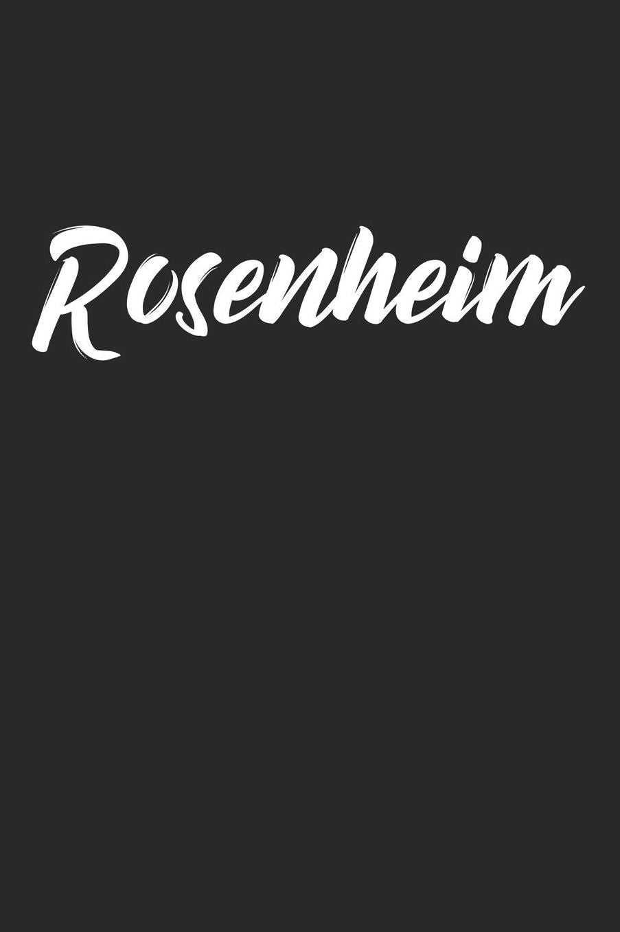 Rosenheim: DIN A5 Dotted Punkteraster Heft fï¿½r Rosenheimer & Rosenheimerin Notizbuch Tagebuch Planer Stadt Rosenheim l Notiz Buch Geschenk Journal Rosenheim Notebook