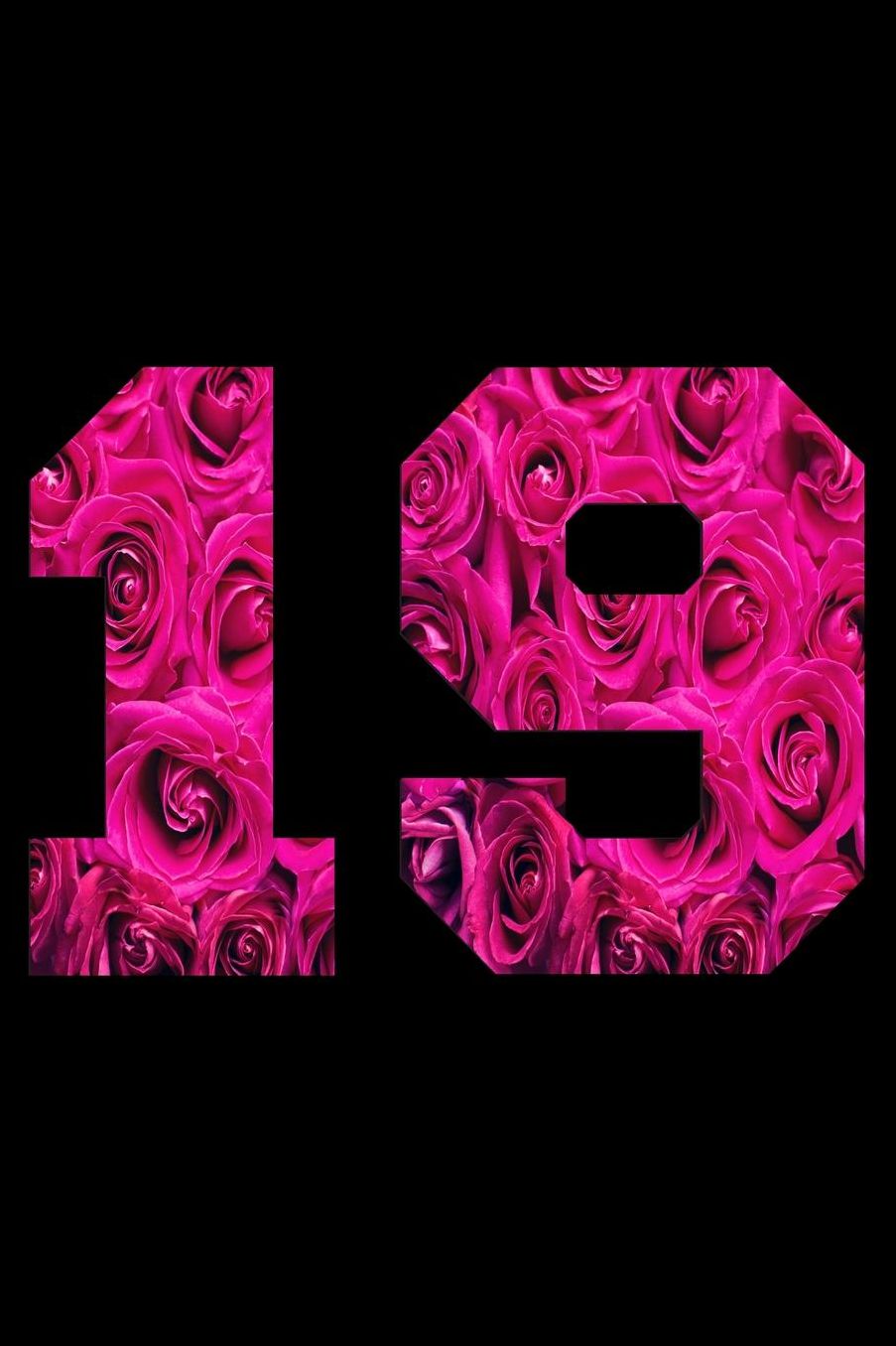 19: Blank Lined Journal, Pink Flower, Happy Birthday Sketchbook, Notebook, Diary Perfect Gift For 19 Year Old Boys And Girls