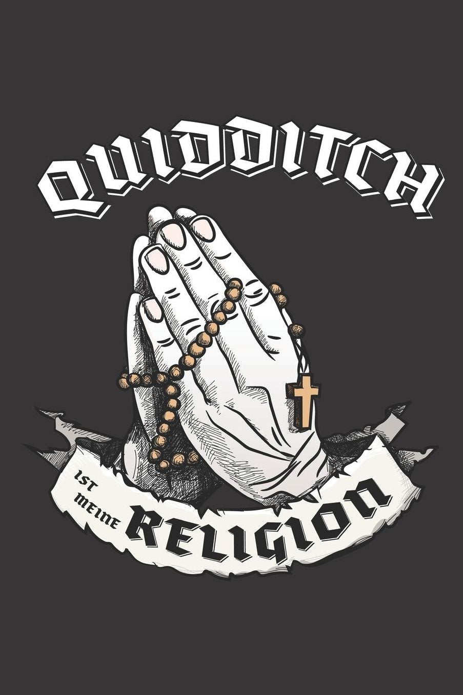 Quidditch Ist Meine Religion: DIN A5 6x9 I 120 Seiten I Kariert I Notizbuch I Notizheft I Notizblock I Geschenk I Geschenkidee