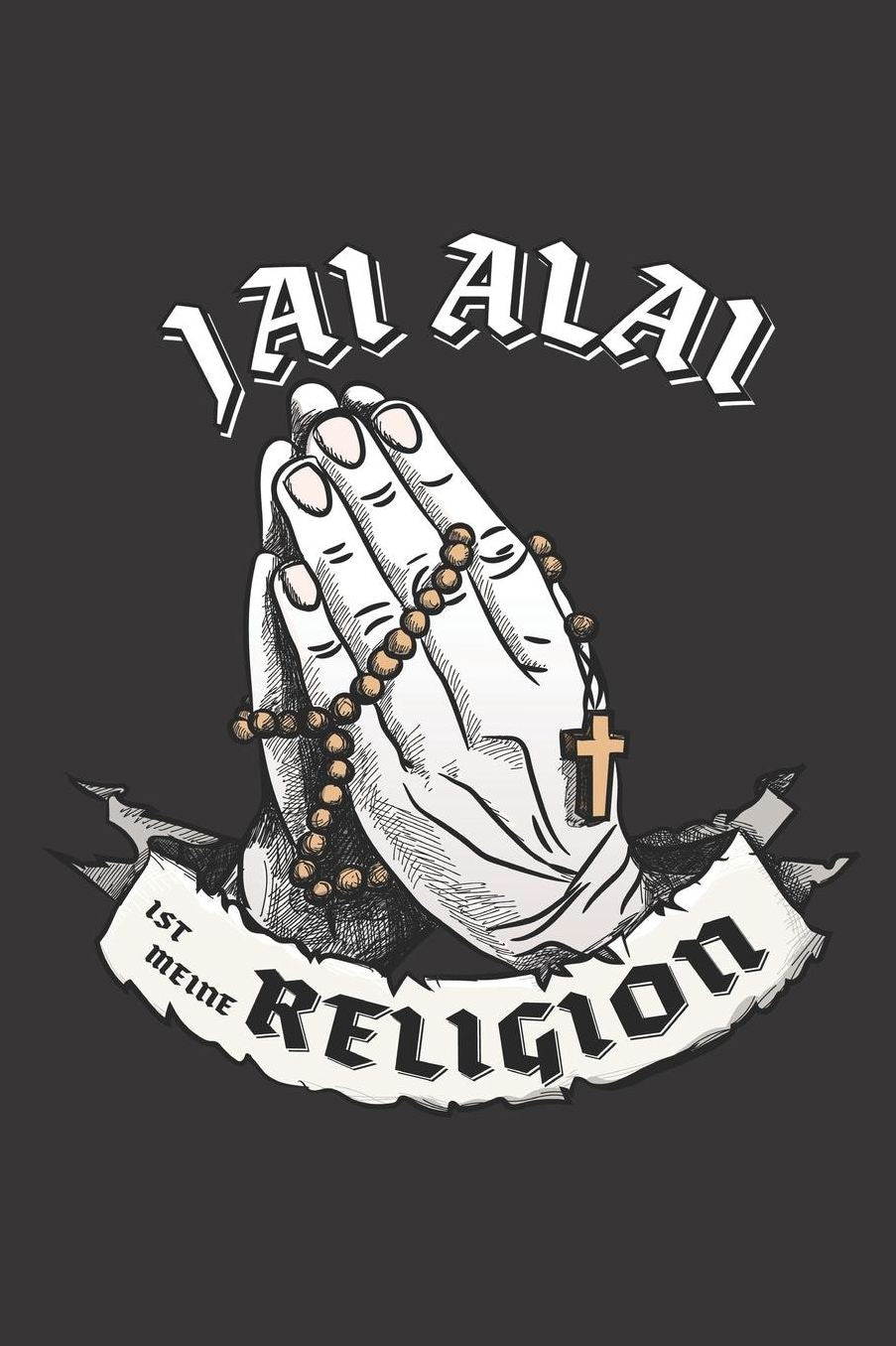 Jal Alai Ist Meine Religion: DIN A5 6x9 I 120 Seiten I Kariert I Notizbuch I Notizheft I Notizblock I Geschenk I Geschenkidee