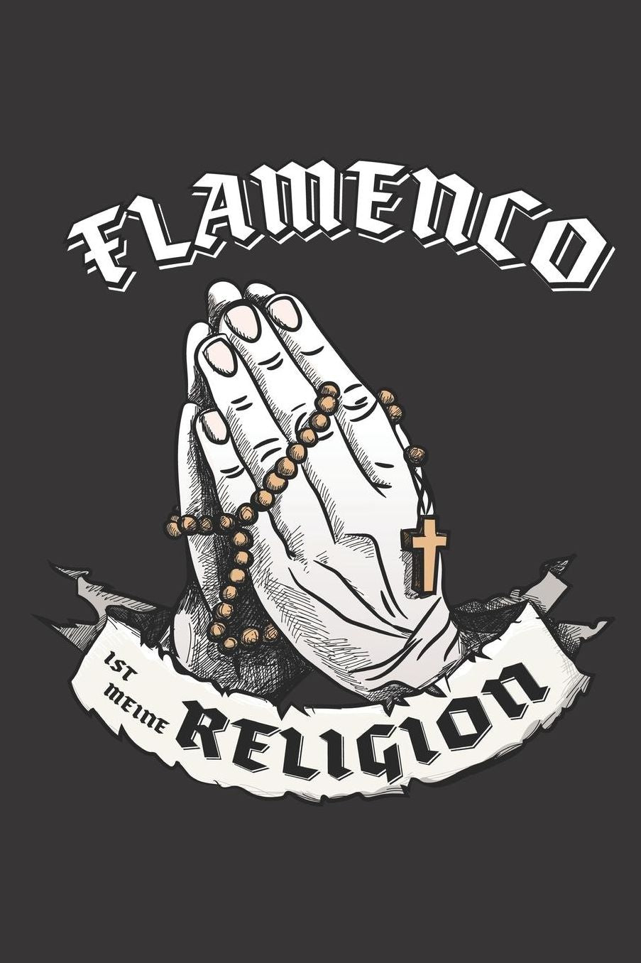Flamenco Ist Meine Religion: DIN A5 6x9 I 120 Seiten I Kariert I Notizbuch I Notizheft I Notizblock I Geschenk I Geschenkidee