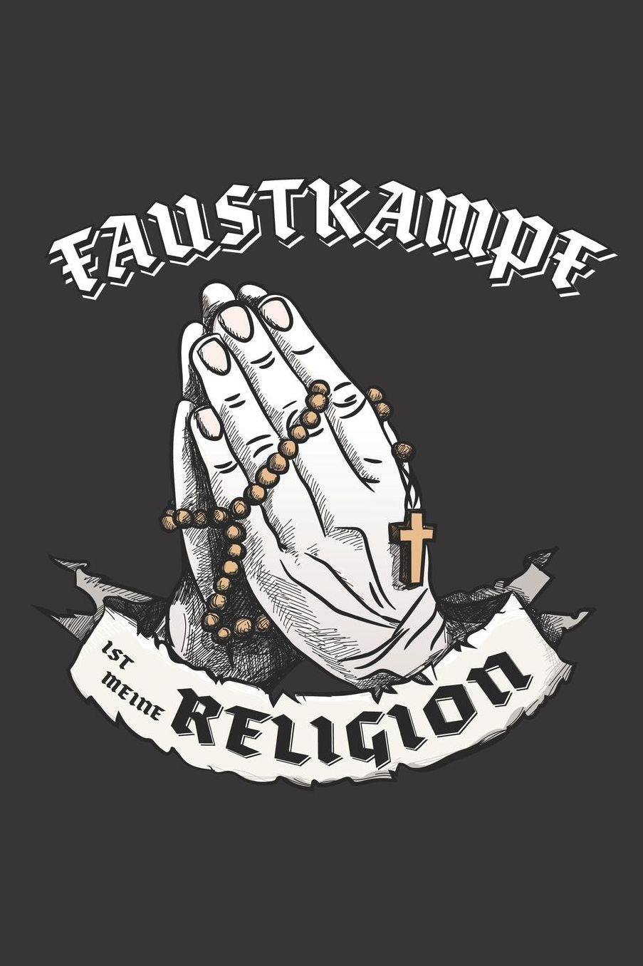 Faustkampf Ist Meine Religion: DIN A5 6x9 I 120 Seiten I Kariert I Notizbuch I Notizheft I Notizblock I Geschenk I Geschenkidee